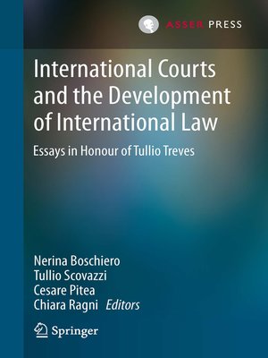 cover image of International Courts and the Development of International Law